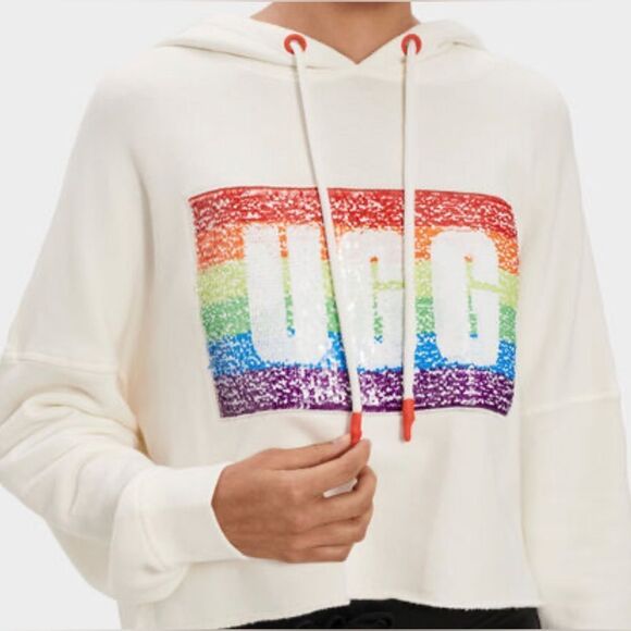 🌈UGG PRIDE Keira Cropped Hoodie🌈 - Picture 3 of 4